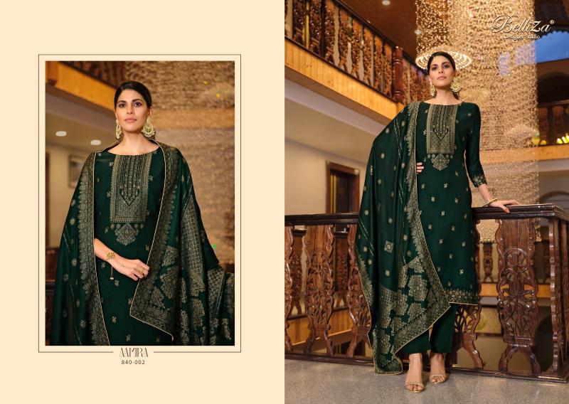 Belliza Aamira Fancy Pashmina Dress Material Wholesale Catalog