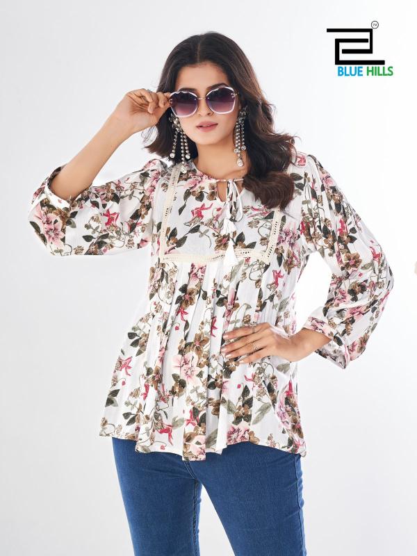 BLUE HILLS CAPPUCCINO VOL 3 Kurti Top Wholesale Catalog