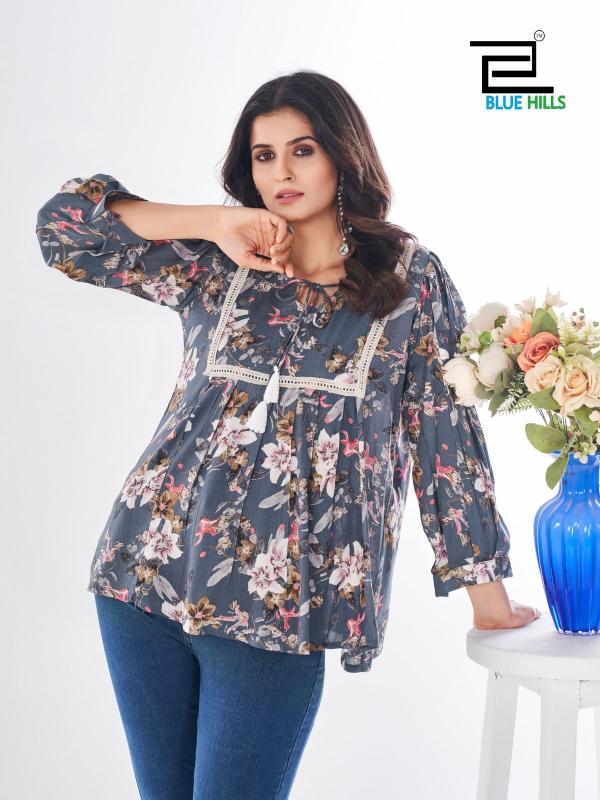 BLUE HILLS CAPPUCCINO VOL 3 Kurti Top Wholesale Catalog