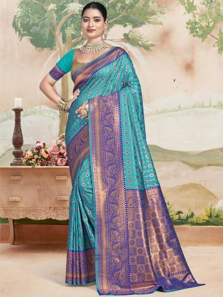 Bunawat Abhibhuti Silk Festival Wear Saree Wholesale catalog