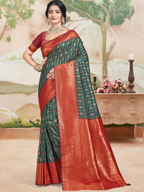 Bunawat Abhibhuti Silk Festival Wear Saree Wholesale catalog