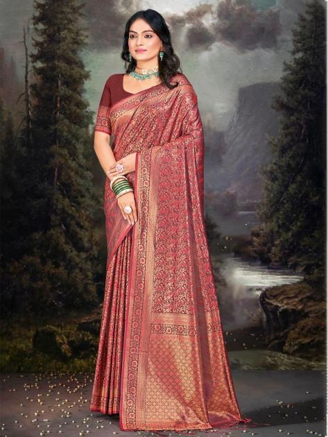 Bunawat Rajwadi Vol 06 Silk Sarees Wholesale Market in Surat 