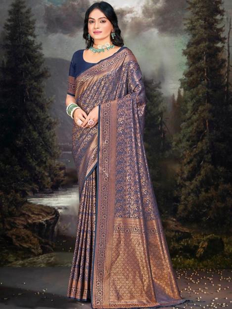 Bunawat Rajwadi Vol 06 Silk Sarees Wholesale Market in Surat 