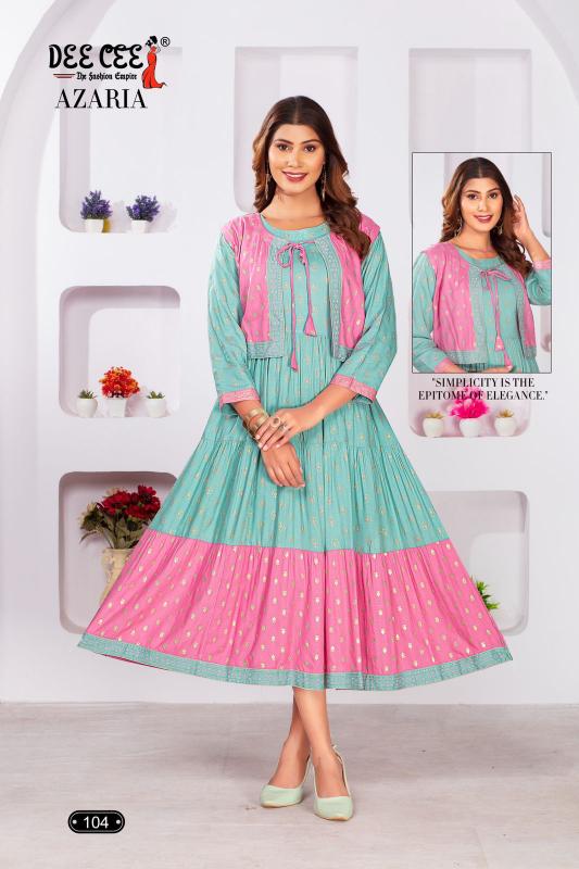 Deecee Azaria Double Layered Kurtis Online India Wholesale Catalog