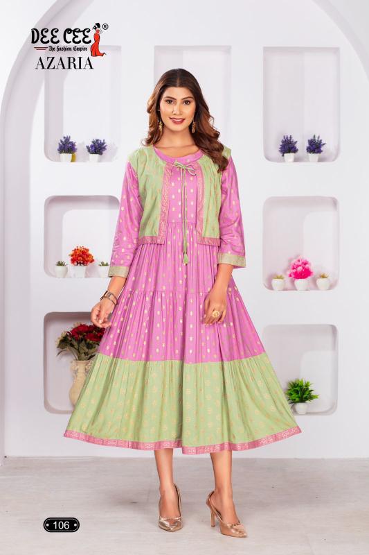 Deecee Azaria Double Layered Kurtis Online India Wholesale Catalog