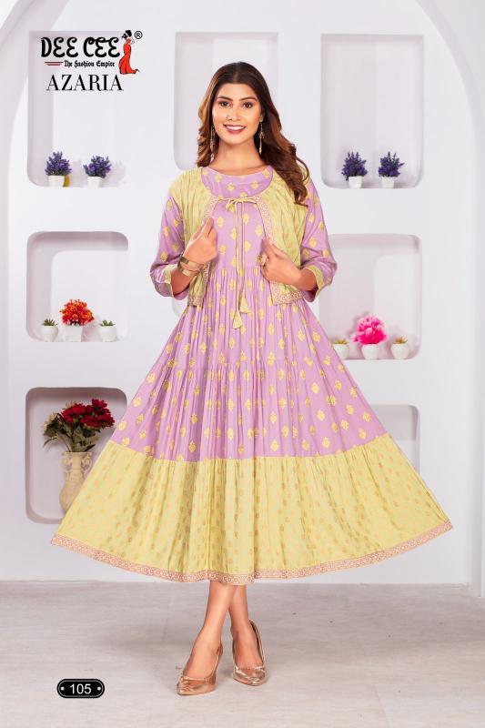 Deecee Azaria Double Layered Kurtis Online India Wholesale Catalog