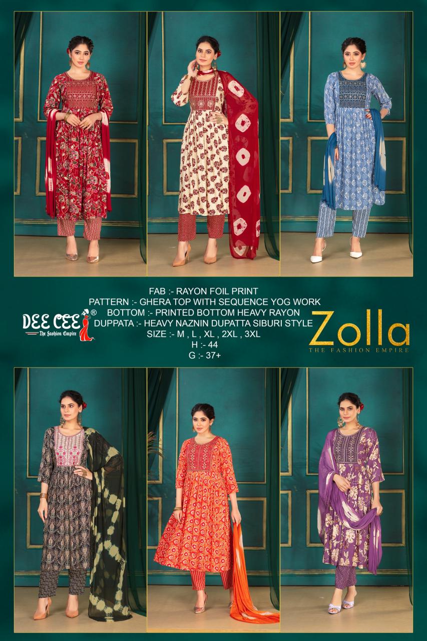 DEECEE ZOLLA Kurti Wholesale Catalog