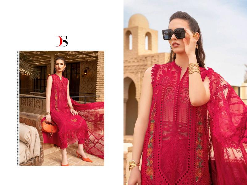 Deepsy Maria B Voyage Lawn 24 Vol 2 Cotton Dupatta Pakistani Suit Wholesale catalog