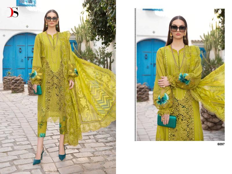 Deepsy Maria B Voyage Lawn 24 Vol 2 Cotton Dupatta Pakistani Suit Wholesale catalog