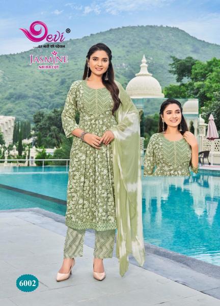 Devi Jasmine Vol-6 – Nyra Cut Kurti With Pant & Dupatta - Wholesale Catalog