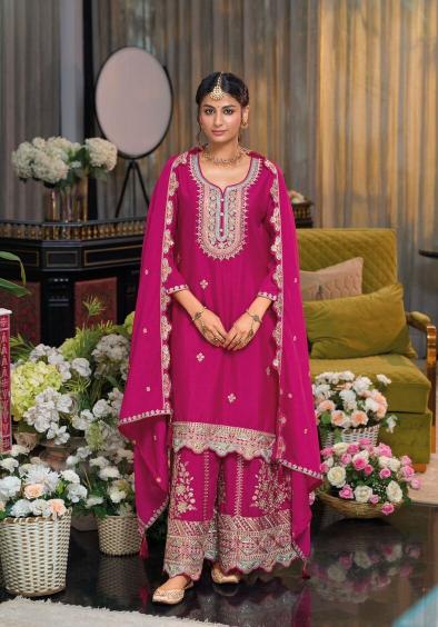 Eba Safroon Vol 4 Chiffon Salwar Kameez Readymade Wholesale Catalog