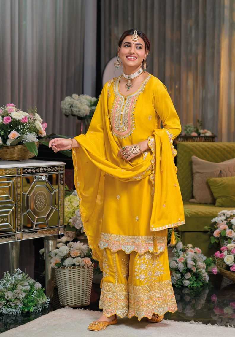 Eba Safroon Vol 4 Chiffon Salwar Kameez Readymade Wholesale Catalog