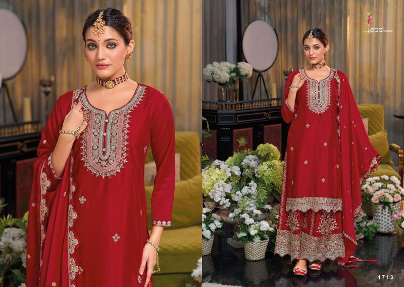 Eba Safroon Vol 4 Chiffon Salwar Kameez Readymade Wholesale Catalog