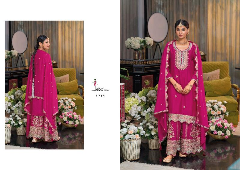 Eba Safroon Vol 4 Chiffon Salwar Kameez Readymade Wholesale Catalog