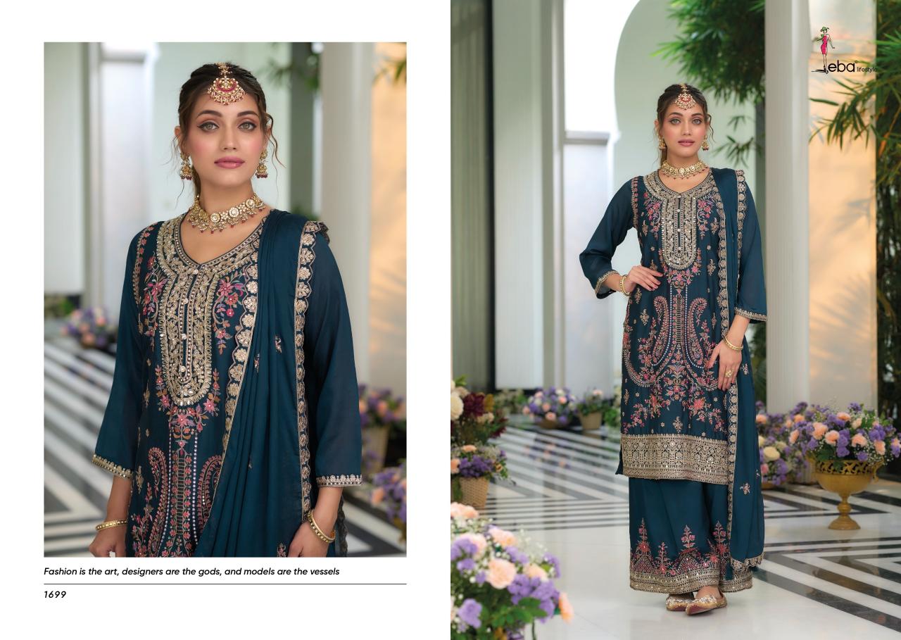 Eba Sagun Vol 2 Chinon Readymade Pakistani Suits Wholesale Catalog