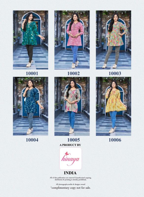 Hinaya Resham Vol 10 fabdeal kurtis buy online india Wholesale Catalog