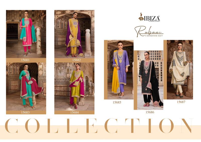 IBIZA RUBANI A BANDHANI Salwar Kameez Wholesale Catalog