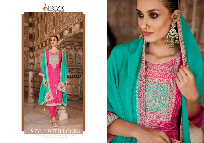 IBIZA RUBANI A BANDHANI Salwar Kameez Wholesale Catalog