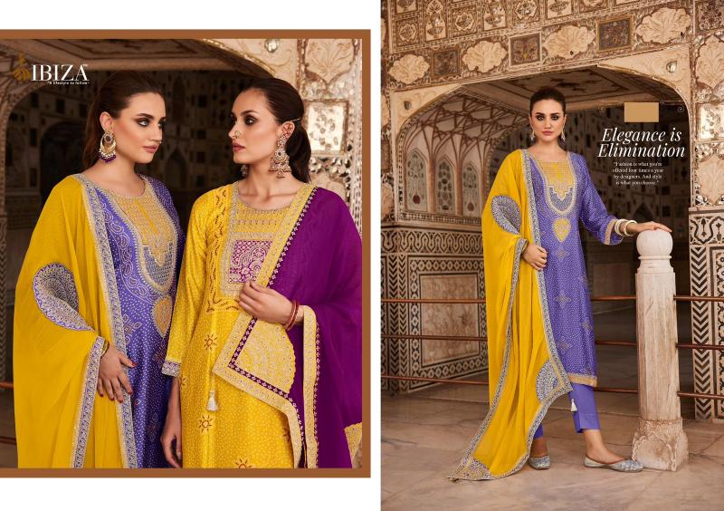 IBIZA RUBANI A BANDHANI Salwar Kameez Wholesale Catalog