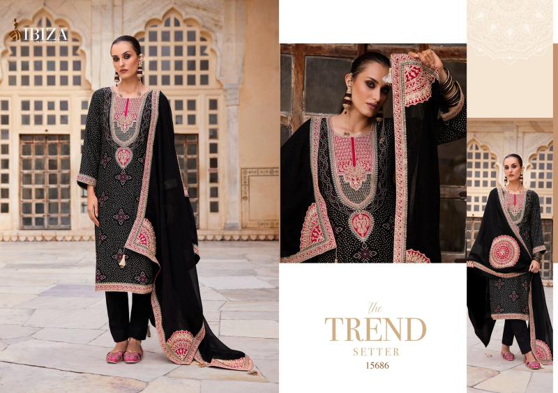 IBIZA RUBANI A BANDHANI Salwar Kameez Wholesale Catalog