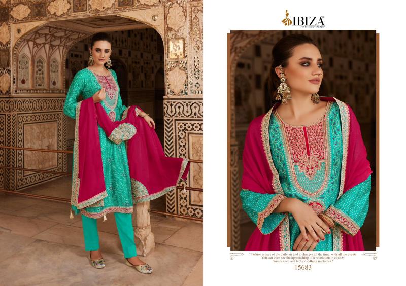 IBIZA RUBANI A BANDHANI Salwar Kameez Wholesale Catalog