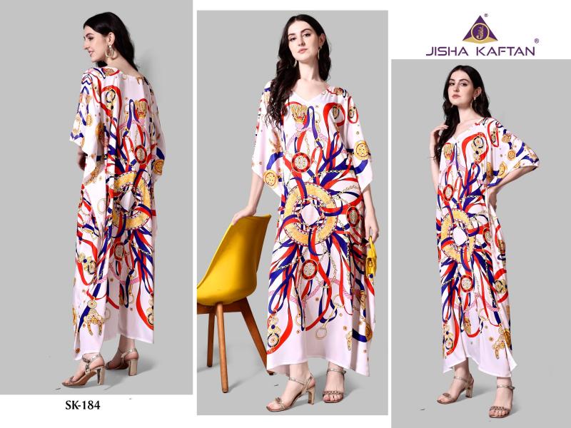 JISHA Silk Kaftan Kurti Wholesale Catalog