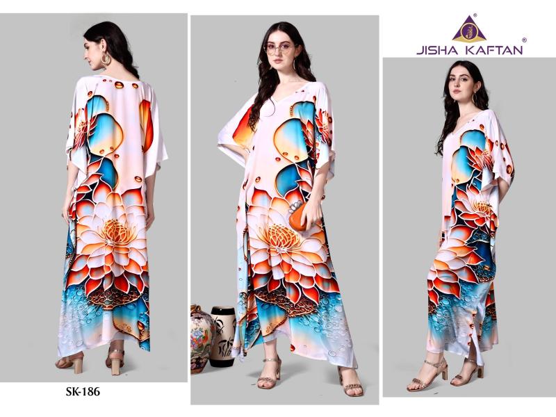 JISHA Silk Kaftan Kurti Wholesale Catalog