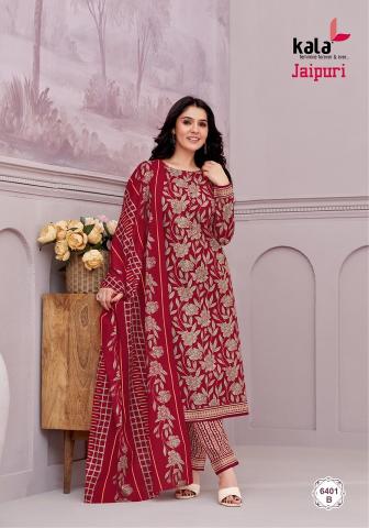 Kala Jaipuri Vol-6 – Dress Material - Wholesale Catalog