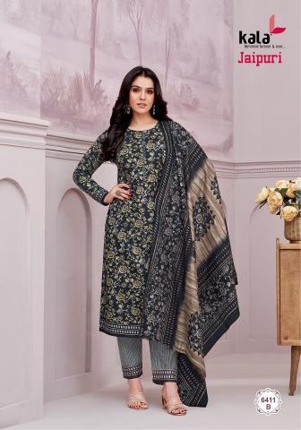 Kala Jaipuri Vol-6 – Dress Material - Wholesale Catalog