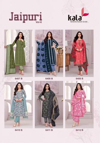 Kala Jaipuri Vol-6 – Dress Material - Wholesale Catalog