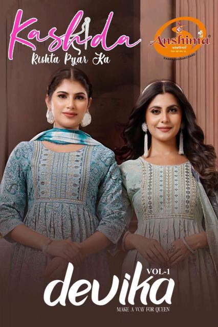 Kashida Devika Vol 1 Designer Kurti Wholesale Catalog