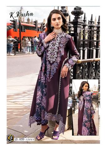 Keval K Kasha Vol-12 – Dress Material - Wholesale Catalog