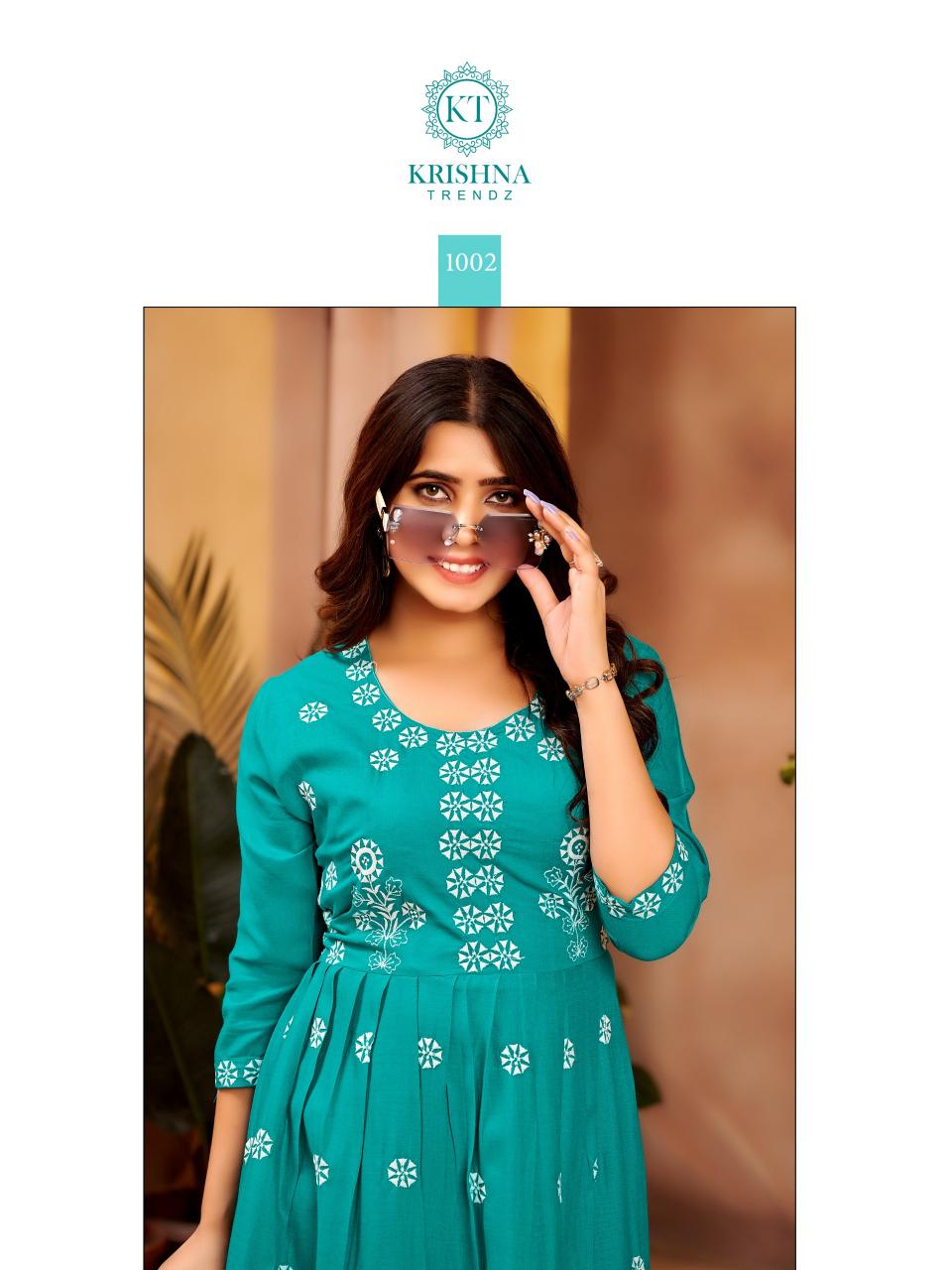 Krishna Nazakat Vol 1 India Kurti Tops Wholesale Catalog