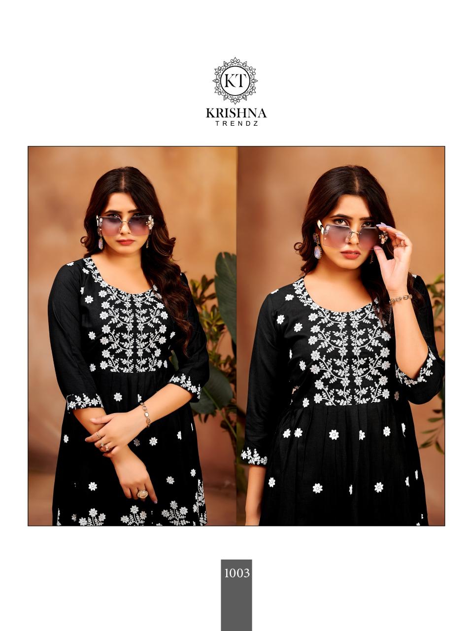 Krishna Nazakat Vol 1 India Kurti Tops Wholesale Catalog