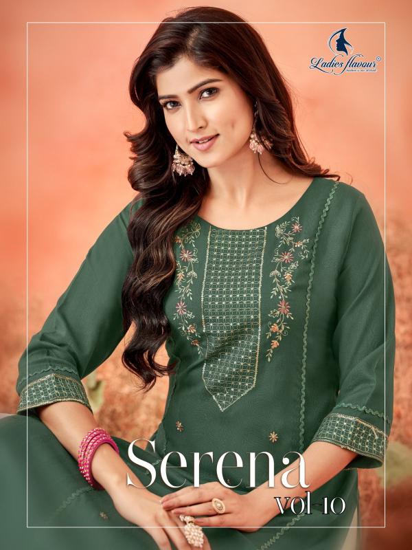 Ladies Flavour Serena vol-10 Best Knee Length Kurtis Online India Wholesale Catalog