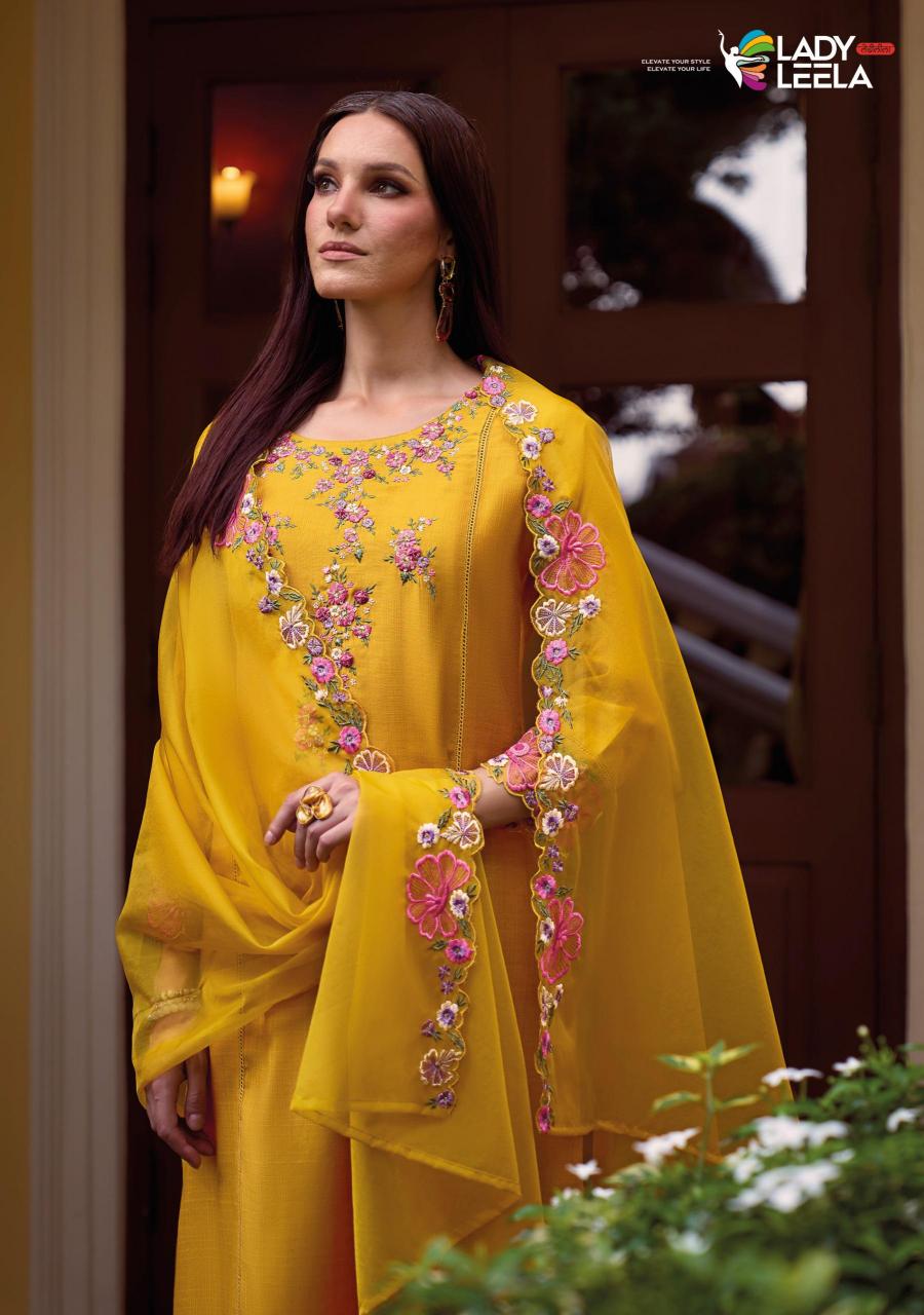 Lady Leela Shiddat - 3 Mustard Yellow Kurti Online India Wholesale Catalog