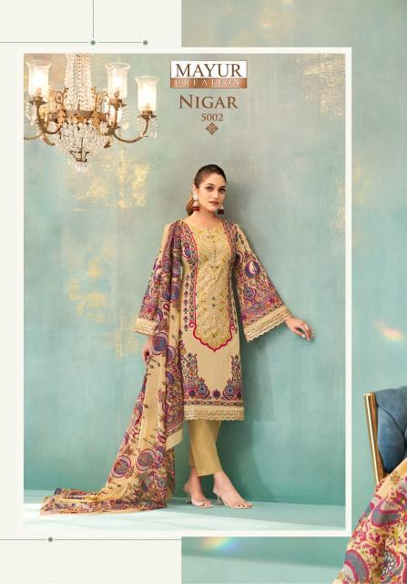 Mayur Nigar Vol-5 – Karachi Dress Material - Wholesale Catalog