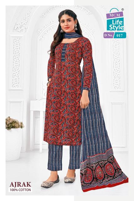 MCM Ajrak Vol-1 – Kurti Pant With Dupatta - Wholesale Catalog