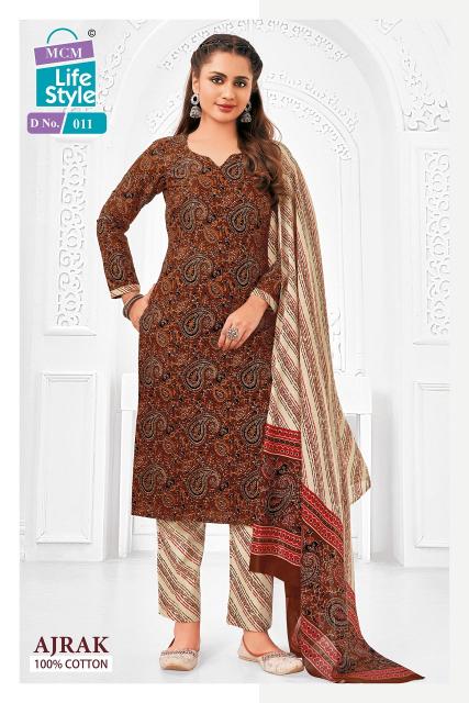 MCM Ajrak Vol-1 – Kurti Pant With Dupatta - Wholesale Catalog