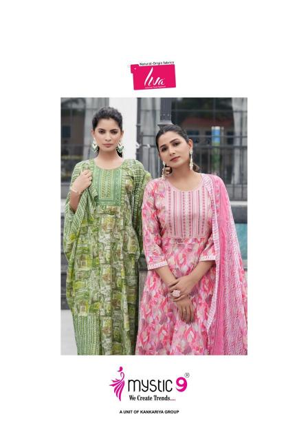 Mystic 9 Roop Vol 1 Cotton India Kurtis Wholesale Catalog 