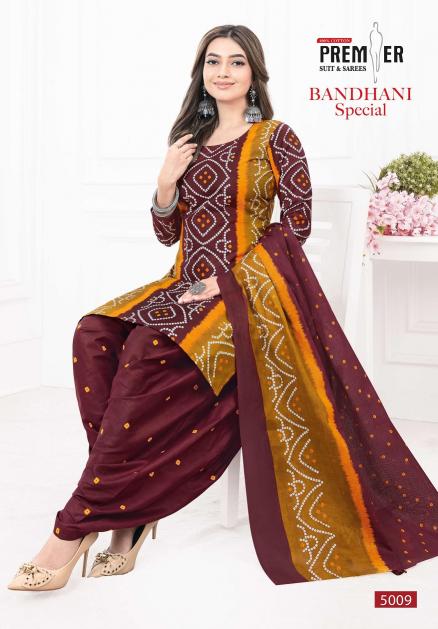 Premier Bandhani Special Vol-5 – Readymade With Lining(Inner) - Wholesale Catalog