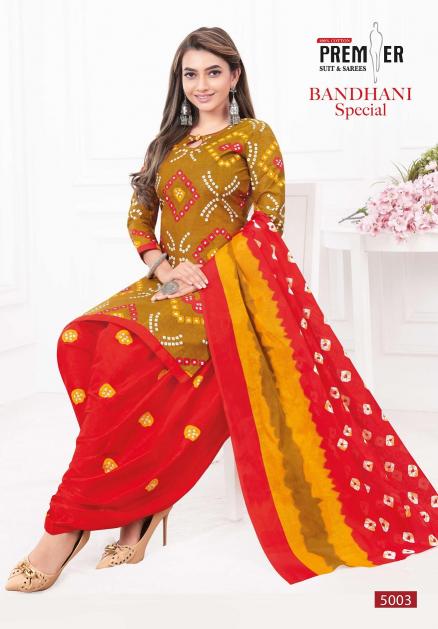 Premier Bandhani Special Vol-5 – Readymade With Lining(Inner) - Wholesale Catalog