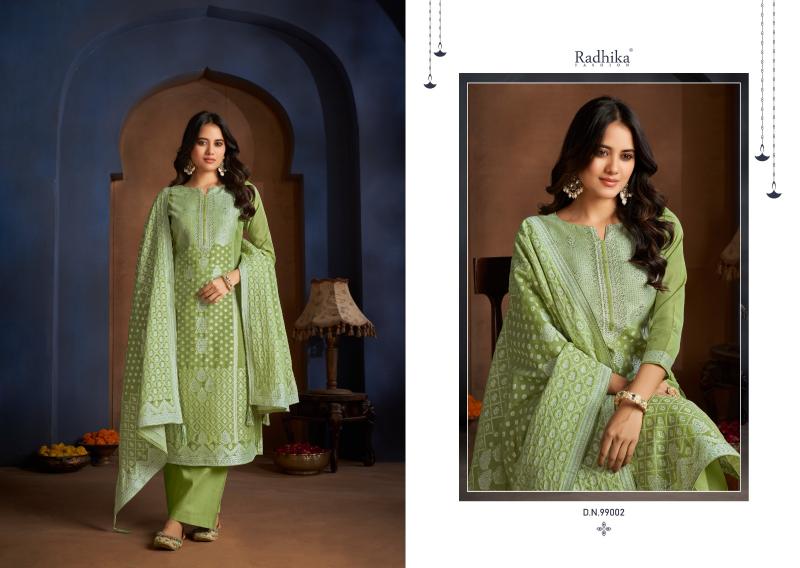 Radhika Azara BANARASHI ADAH Dress Material Wholesale catalog