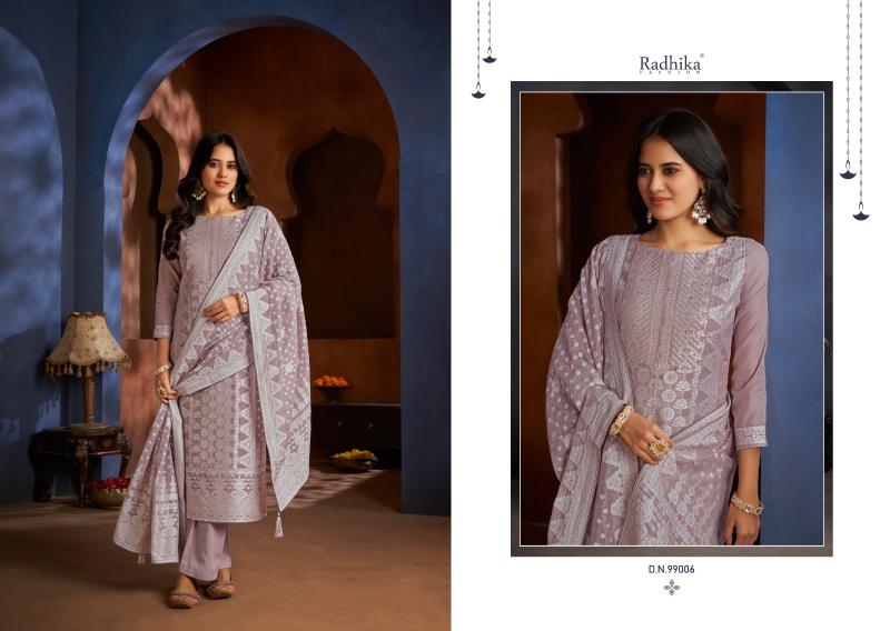 Radhika Azara BANARASHI ADAH Dress Material Wholesale catalog