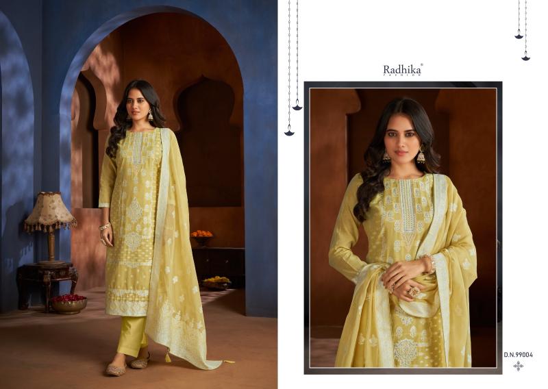 Radhika Azara BANARASHI ADAH Dress Material Wholesale catalog