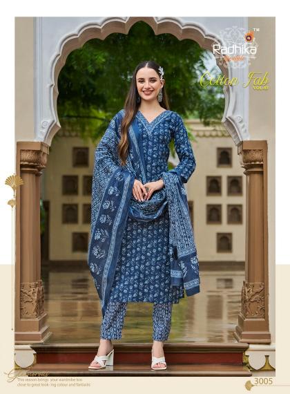 Radhika Cotton Fab Vol 3 Printed Kurti Wholesale Catalog