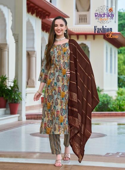 Radhika Fashion Eva Vol 1 Kurti Wholesale Catalog