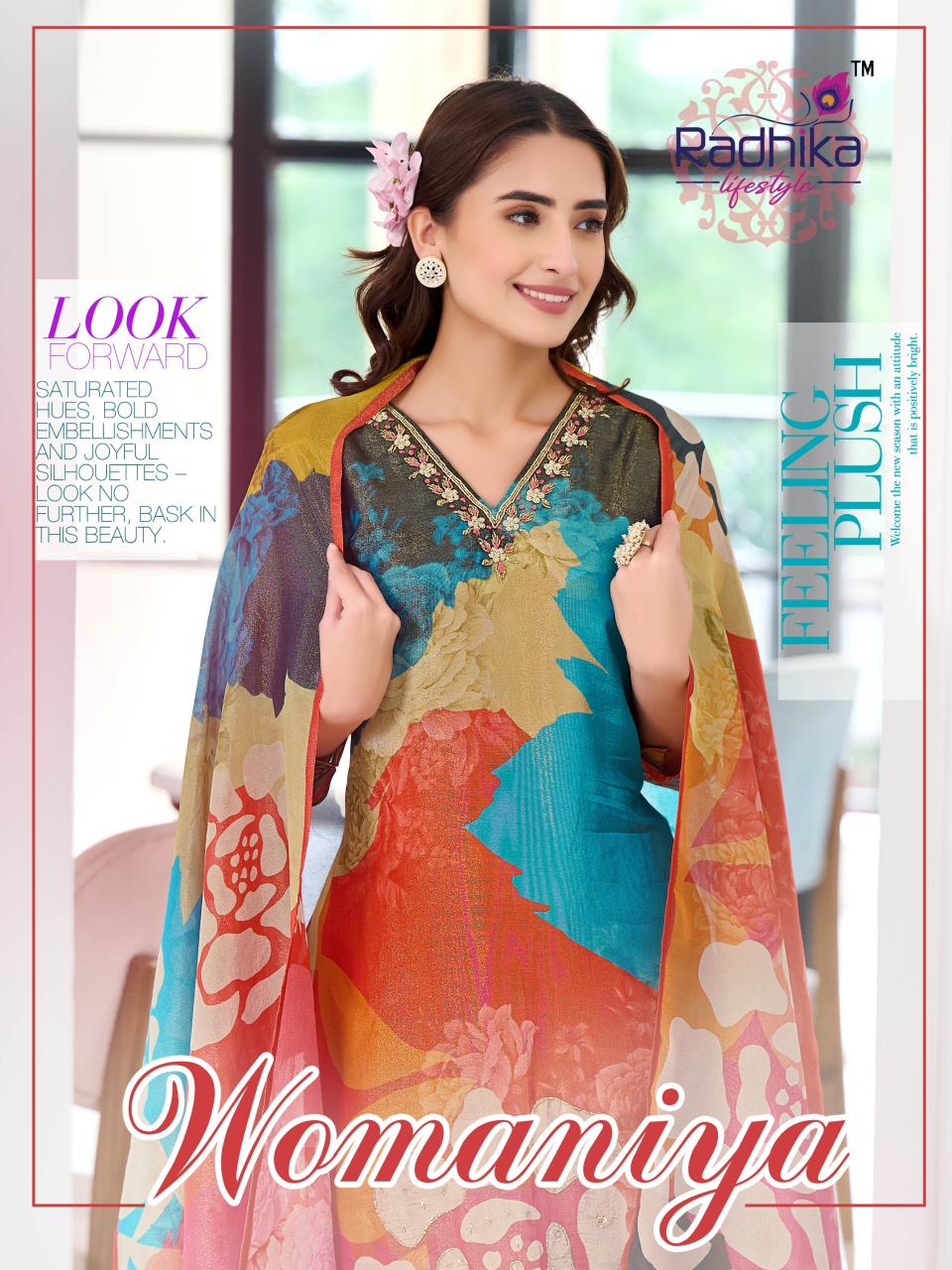 Radhika Womaniya Vol 1 Digital Printed Kurti Wholesale Catalog