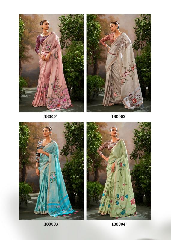 Rajpath Kalindi Silk Soft Linen Tissue Saree Wholesale Catalog