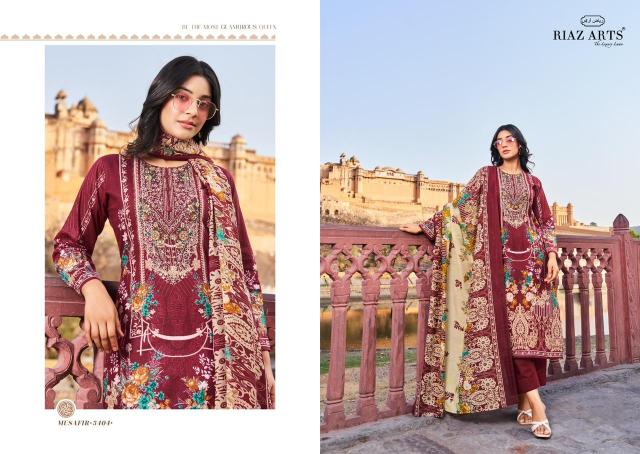 RIAZ ARTS MUSAFIR VOL 7 Dress Material Wholesale Catalog